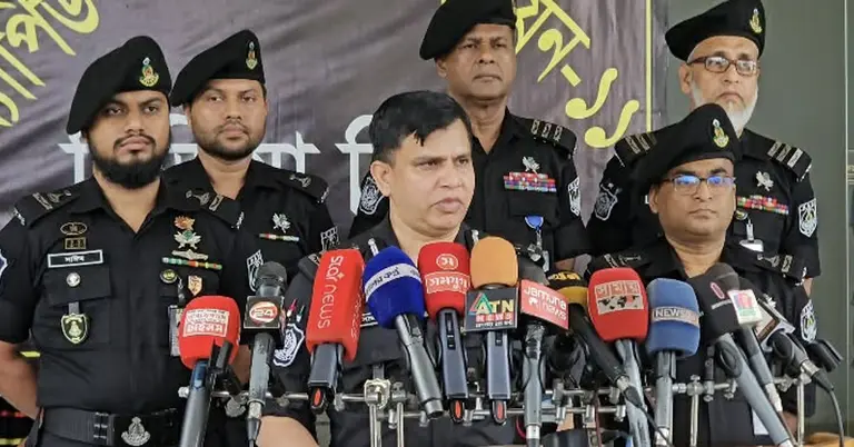 র‌্যাবের প্রেস ব্রিফ্রিং